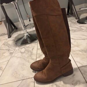 Steve Madden Tan Knee High Boots